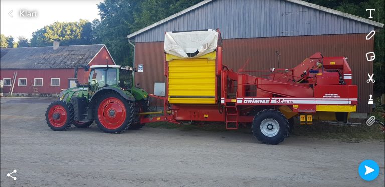 Grimme potatisplockare – Bondåkra Maskinstation